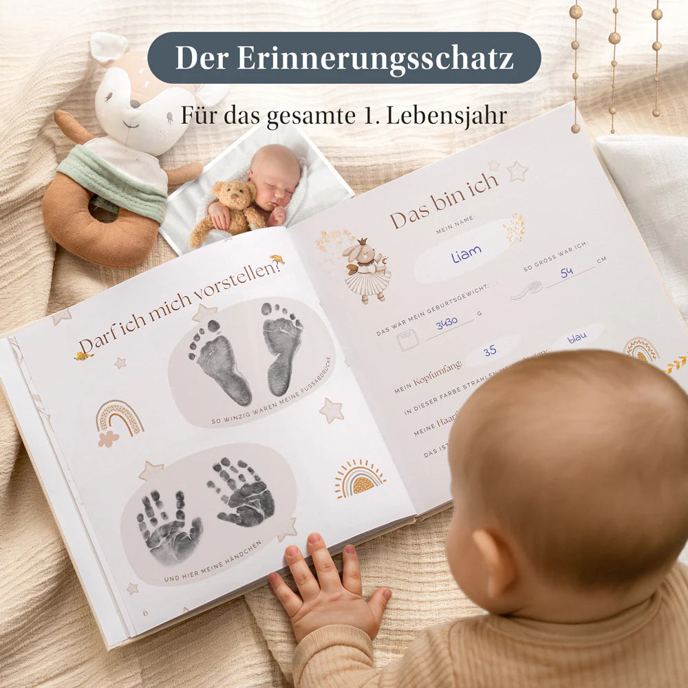 Eulentaler - Babyalbum Scandi Pure (Leinen)