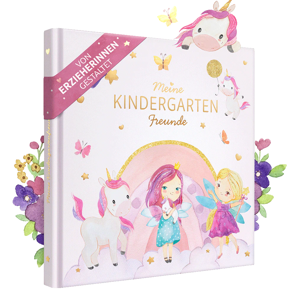 Eulentaler - Freundebuch Kindergarten Einhorn