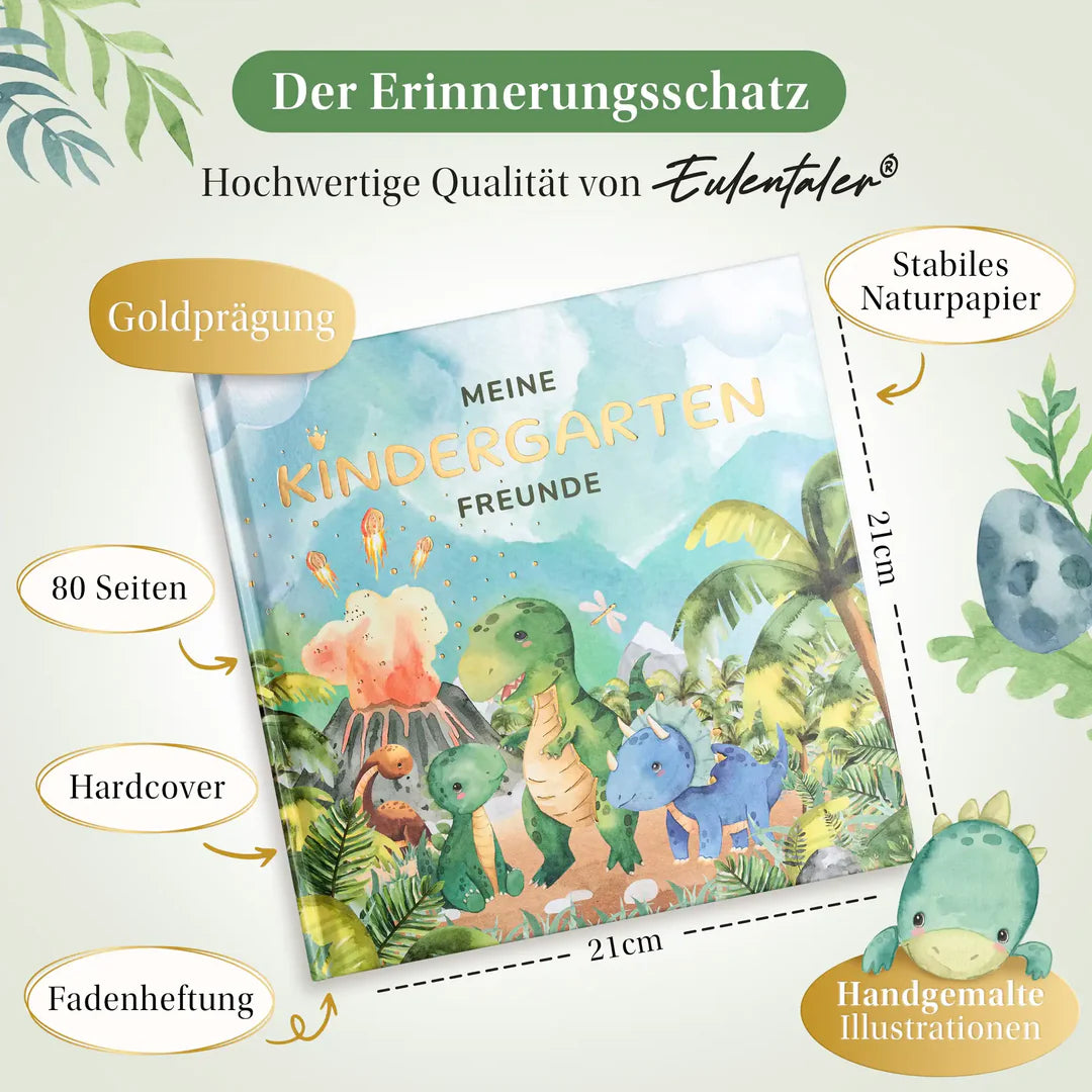 Eulentaler - Freundebuch Kindergarten Dino