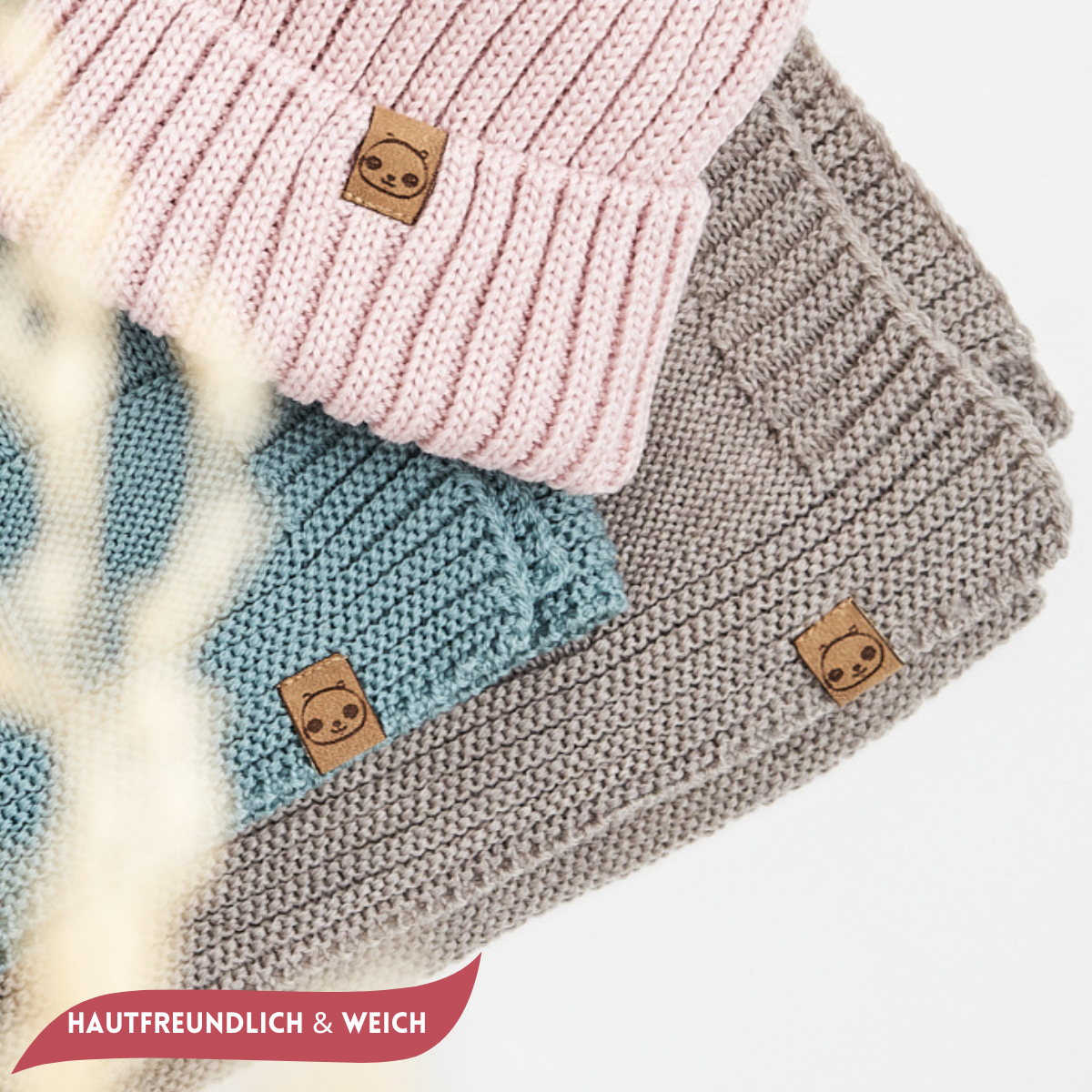 Strickdecke - 100% Merinowolle