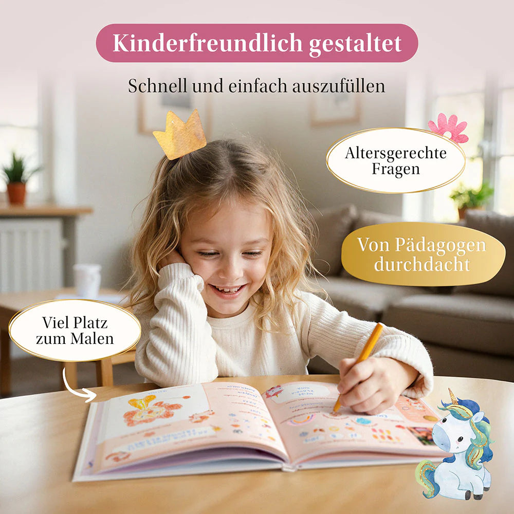 Eulentaler - Freundebuch Kindergarten Einhorn