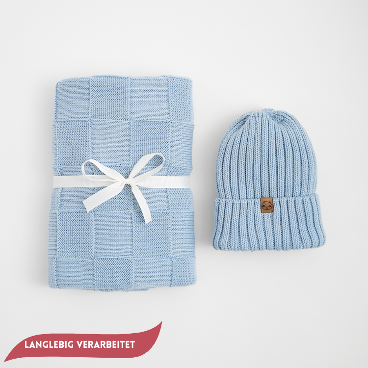 Strickdecke - 100% Merinowolle