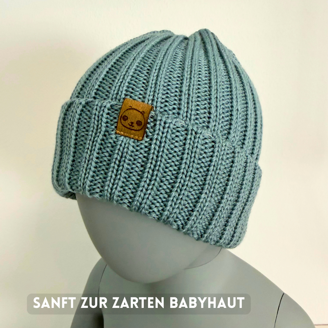 Mütze - 100% Merinowolle (mitwachsend)