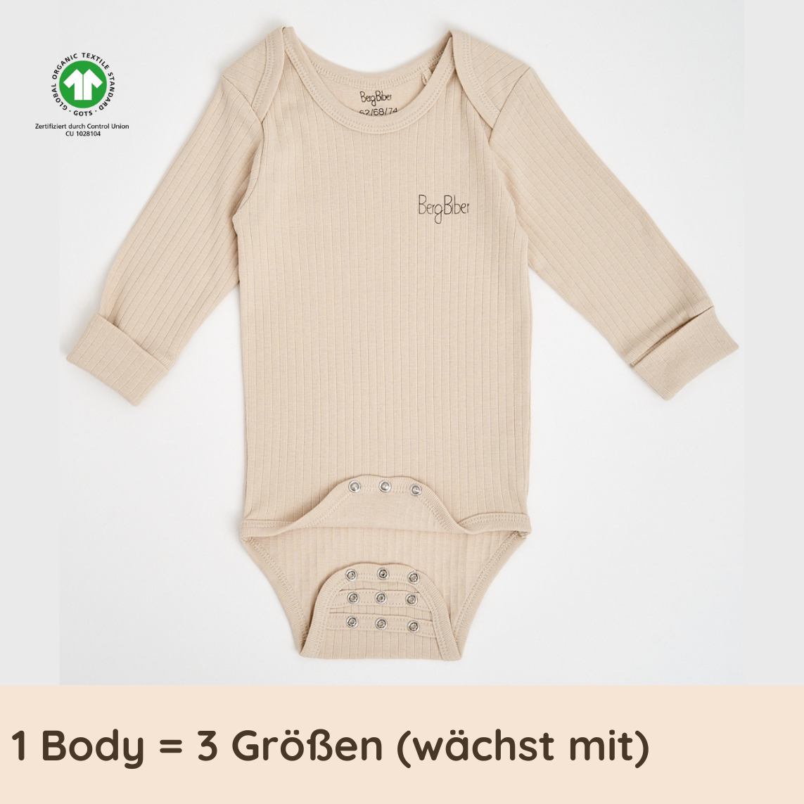 Mitwachsender Baby Body AVA