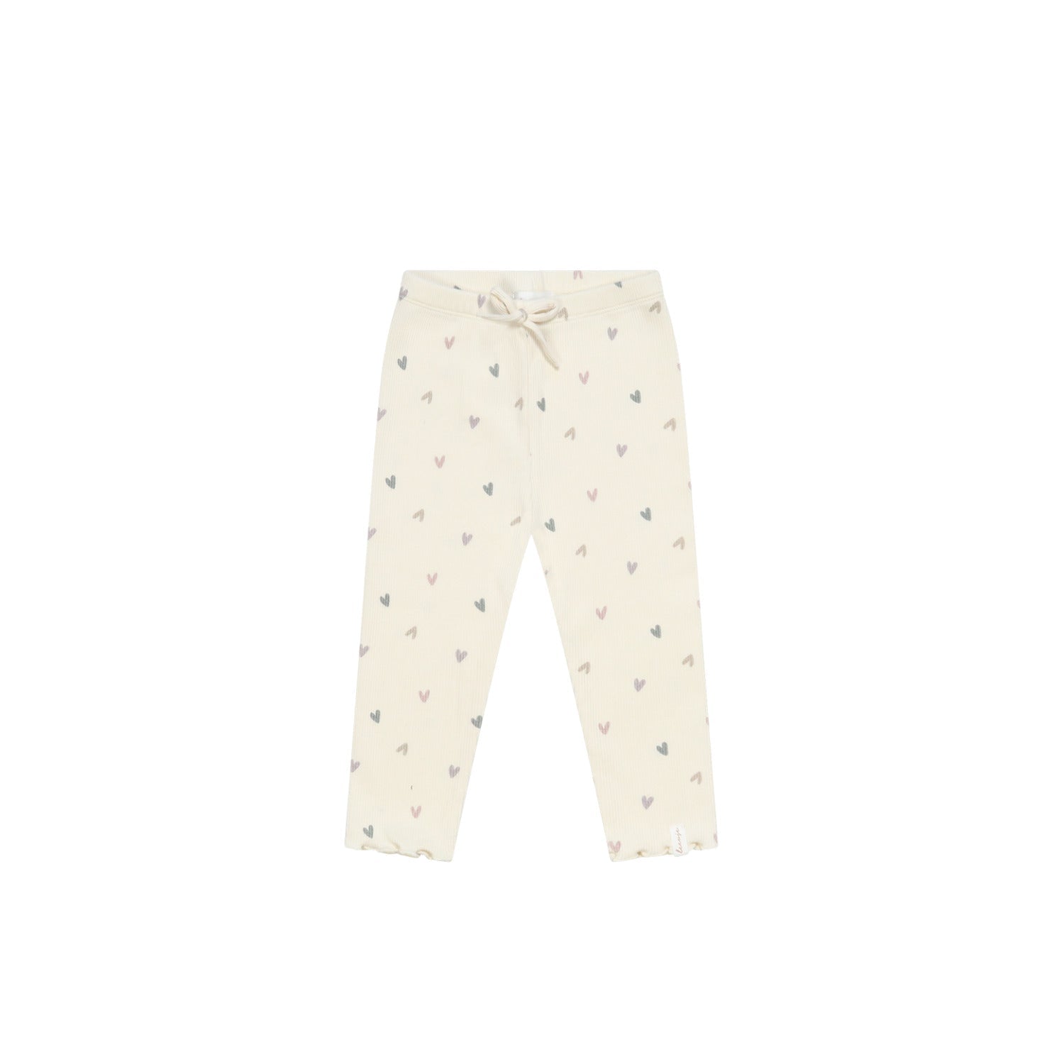 Bio-Baumwoll-Leggings „Hearts“ mit Schleife – Produktansicht