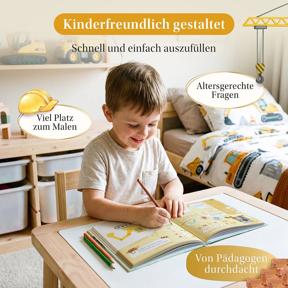 Freundebuch Kindergarten Bagger - BergBiber GmbH