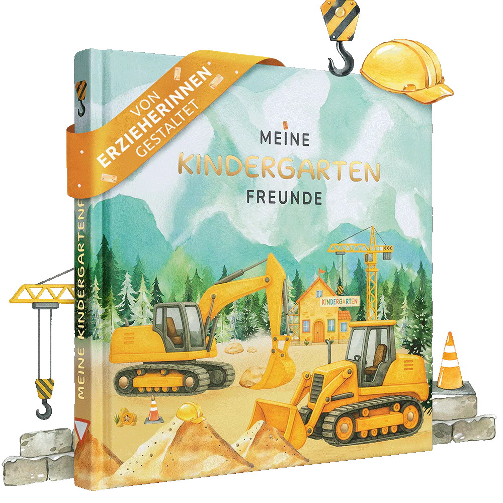 Freundebuch Kindergarten Bagger - BergBiber GmbH