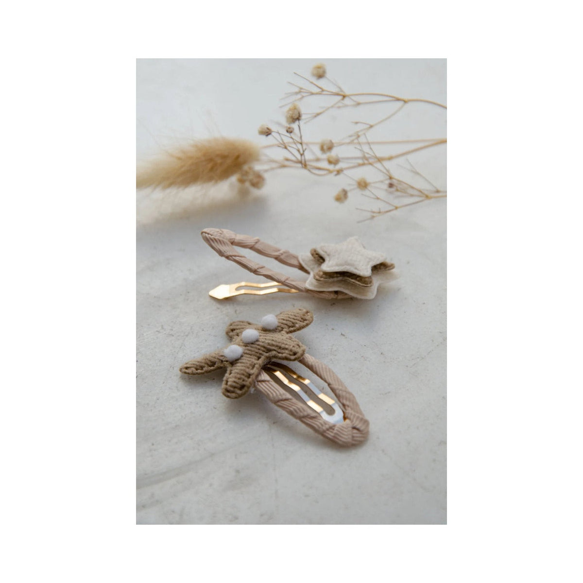 Haarspangen „Gingerbread Men Clips“ – Ansicht 2