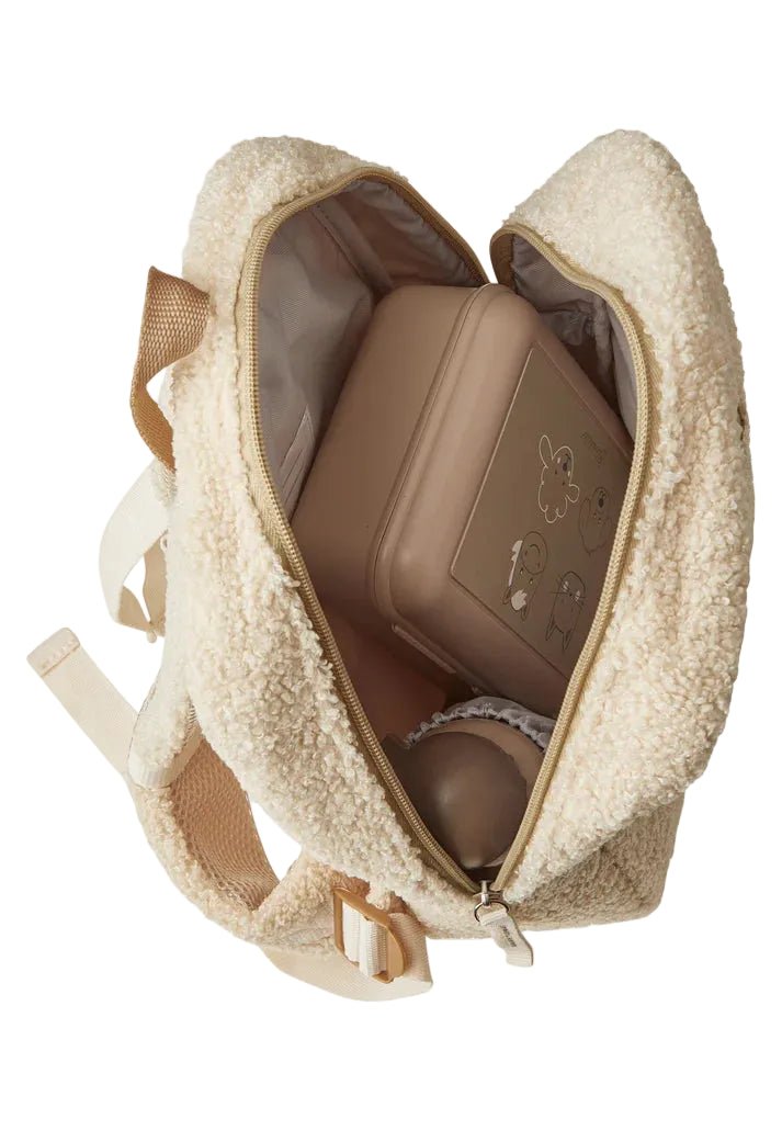 Kinderrucksack Schaf Flocke mit Teddyflausch - BergBiber GmbH