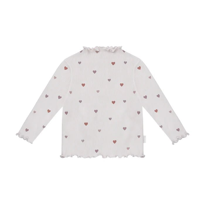 Langarmshirt Hearts mit Rollkragen - BergBiber GmbH