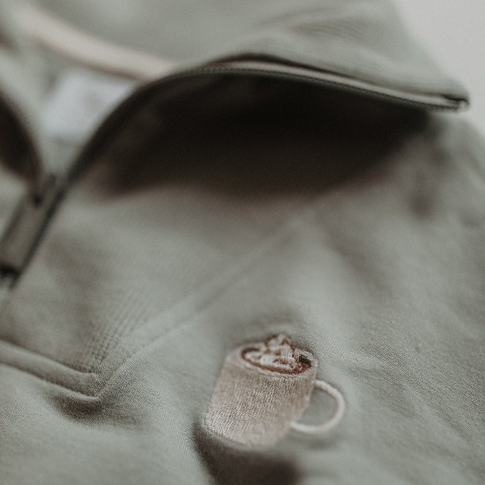 Troyer-Pullover mit Half-Zip „Cocoa“ – Ansicht 3