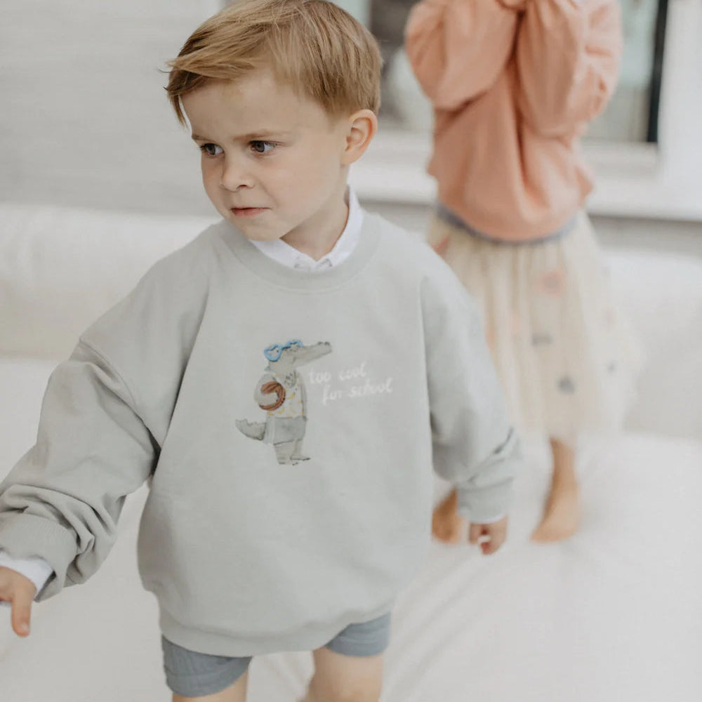 Unisex Oversized Sweatshirt ‘Too Cool for School’