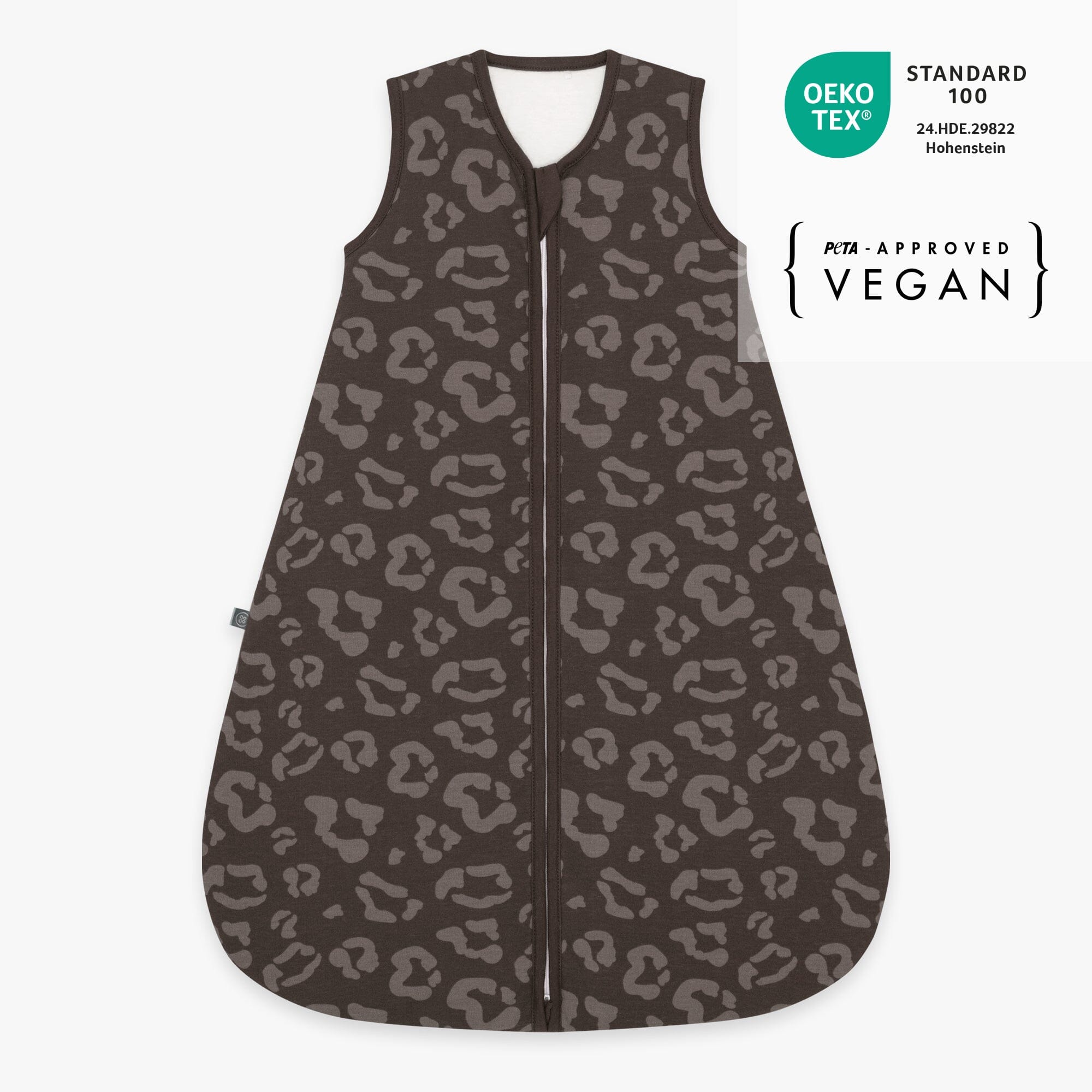emma & noah Schlafsack 2.5 TOG Leo Chocolate – Produktansicht