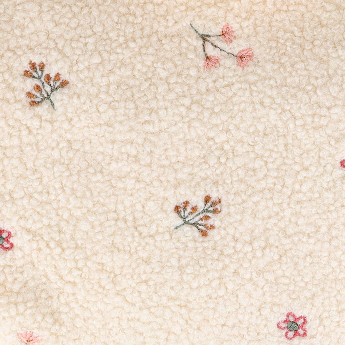maximo Baby-Sherpajacke mit Blümchen – Muschel