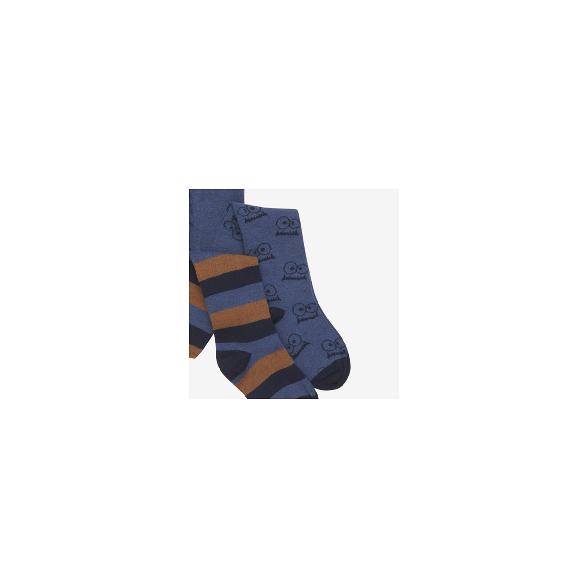Minymo Baby-Strumpfhosen Total Eclipse – Musterdetail