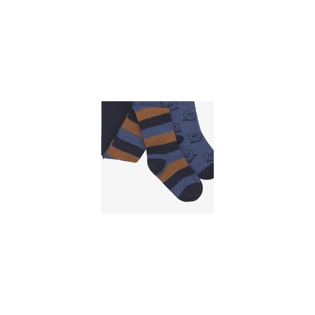 Minymo Baby-Strumpfhosen Total Eclipse – Streifendetail