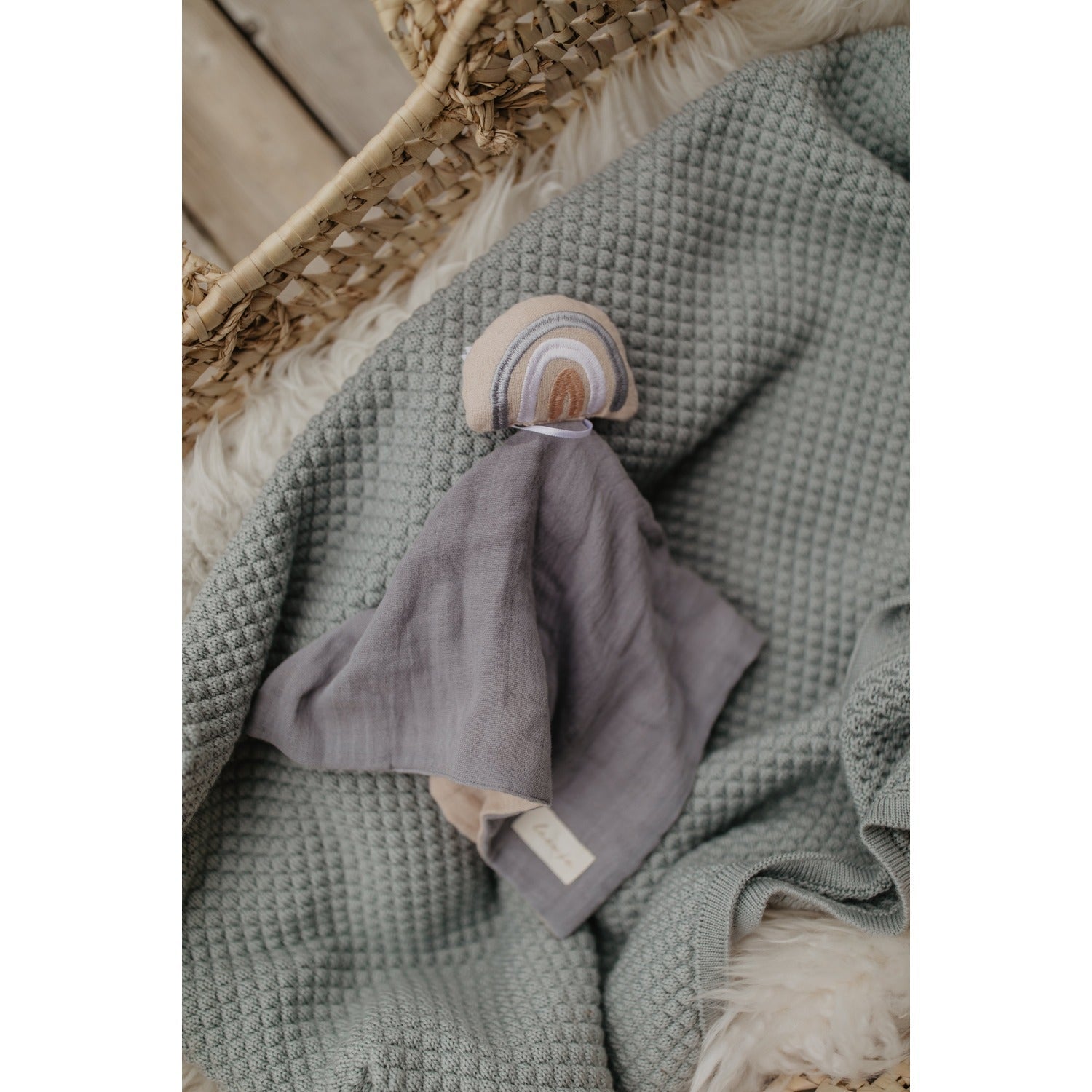 Musselin-Kuscheltuch „Rainbow“ – Ansicht 2