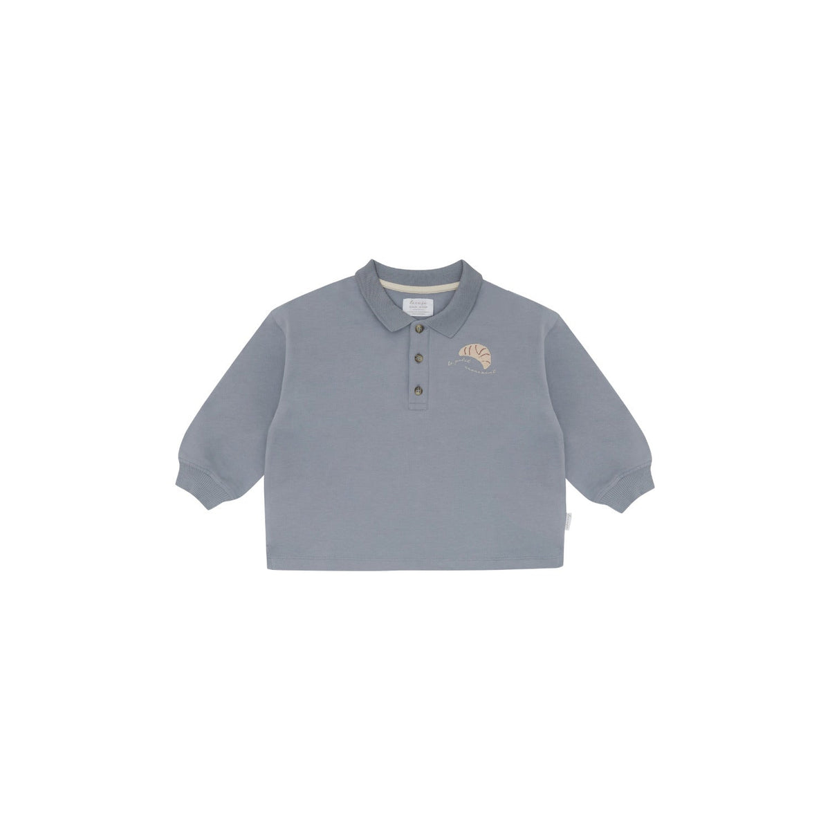 Oversized Polo-Sweatshirt „Croissants“ – Produktansicht