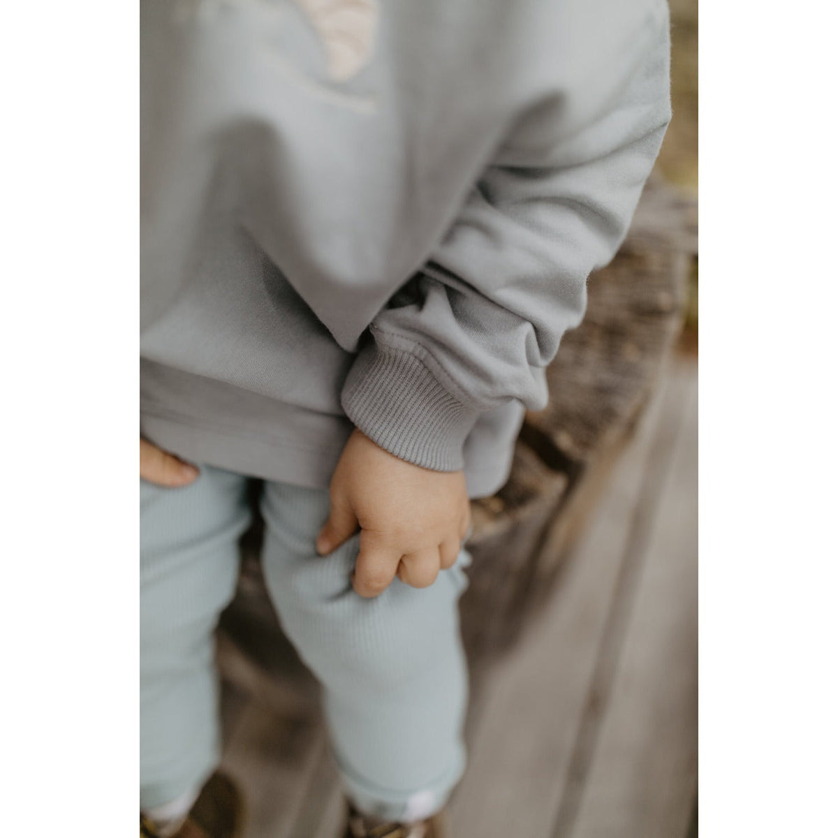 Oversized Polo-Sweatshirt „Croissants“ – Ansicht 3