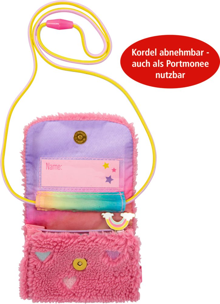 Spiegelburg Brustbeutel Einhorn-Paradies in Teddyoptik - BergBiber GmbH