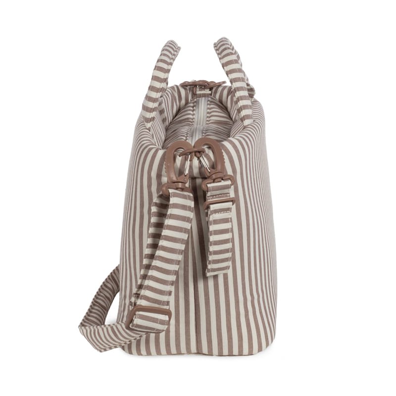 Wickeltasche Praliné Strips Moka